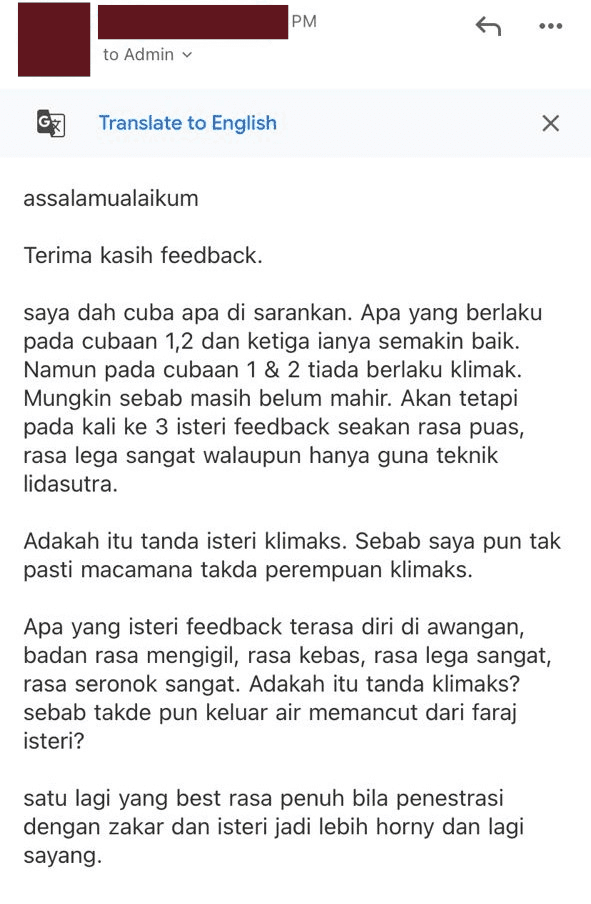 Feedback pembaca 2 - Terapi Lidasutra