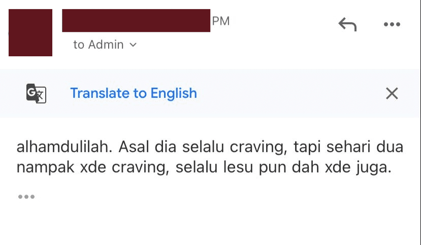 Feedback pembaca 6 - Terapi Lidasutra