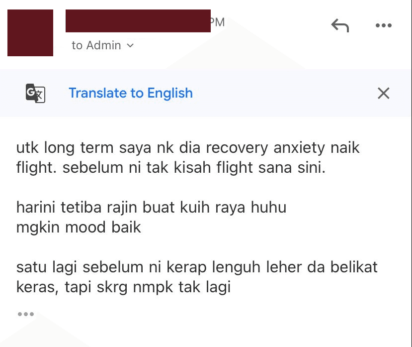 Feedback pembaca 7 - Terapi Lidasutra